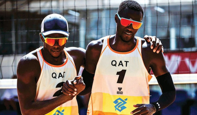 Qatari Beach Volleyball Team
